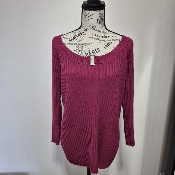Ribbed Knit Sweater - Picture 1 of 9